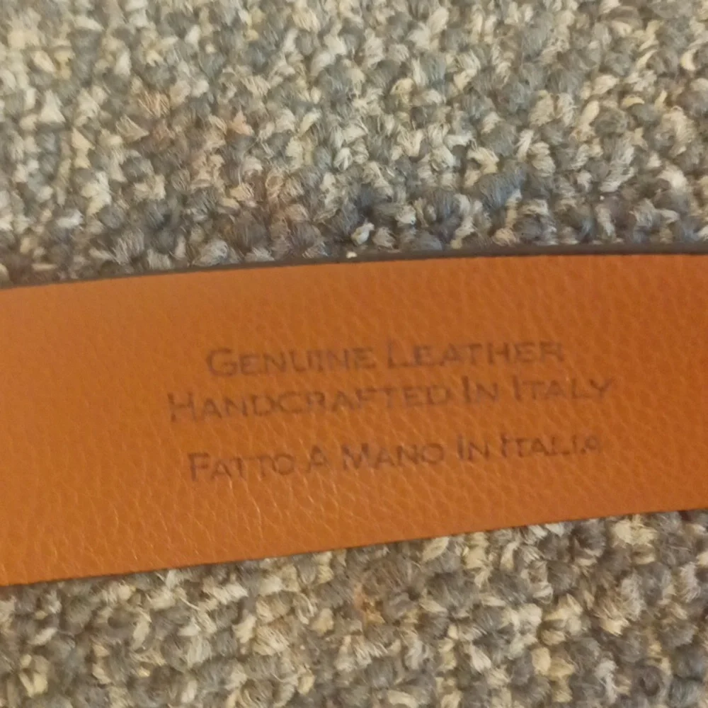 Joseph Abboud Brown Leather Belt Size 38